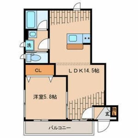 若林駅 徒歩11分 1階の物件間取画像